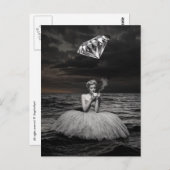 ダイヤモンドで超現実的なティータイム ポストカード (正面/裏面)