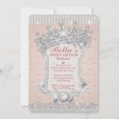 ダイヤモンドときらきら光るパーティの招待状 招待状 (正面)