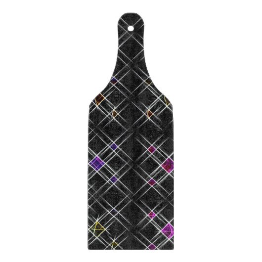 ダイヤモンドとクロスの切り取りボード カッティングボード (正面)