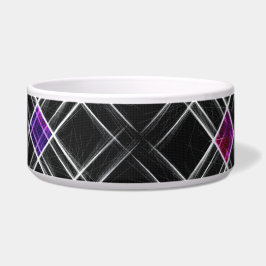 ダイヤモンドとクロスセラミックペットボウル ボウル