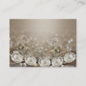 ダイヤモンドとサテンの名刺 名刺 (裏面)