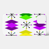 ダイヤモンドとスターバスト Case-Mate iPhoneケース (裏面 (横))