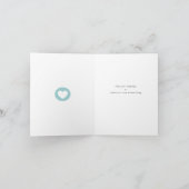 ダイヤモンドとターコイズWOW MOM Mother's Day Card カード (内部)