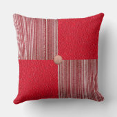 ダイヤモンドとチェックインレッド装飾用クッション クッション (裏面)