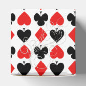 ダイヤモンドとハート赤と黒 フェイバーボックス (上部)