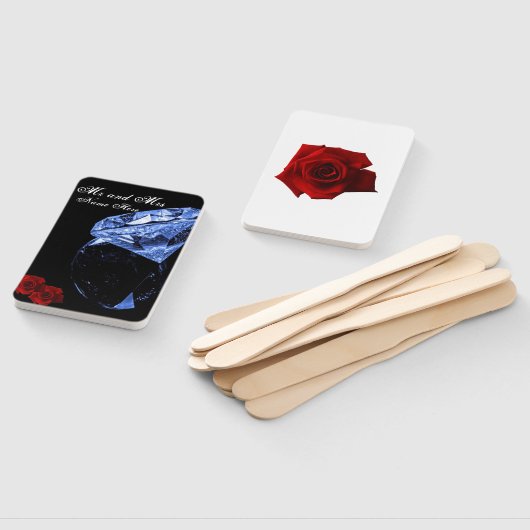 ダイヤモンドとバラ長方形プログラムファン ハンドファン (組立なし)