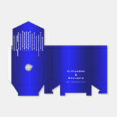 ダイヤモンドとパールブルー結婚ズ フェイバーボックス (折り畳みなし)