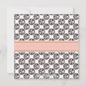 ダイヤモンドとマティーニのバチェロレッテパーティーの招待状 招待状 (裏面)