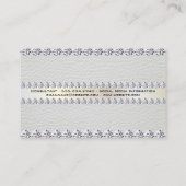 ダイヤモンドとレザー 名刺 (裏面)