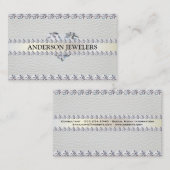 ダイヤモンドとレザー 名刺 (正面/裏面)