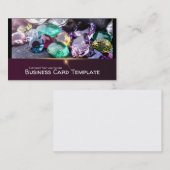 ダイヤモンドと宝石ジュエリー 名刺 (正面/裏面)