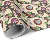 ダイヤモンドと真珠の包装紙 ラッピングペーパー (ロールコーナー)