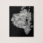 ダイヤモンドに溶ける氷塊 ジグソーパズル (縦)