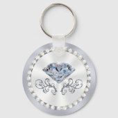 ダイヤモンドのお願い60誕生日のお願い キーホルダー (裏面)