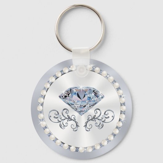 ダイヤモンドのお願い60誕生日のお願い キーホルダー (裏面)