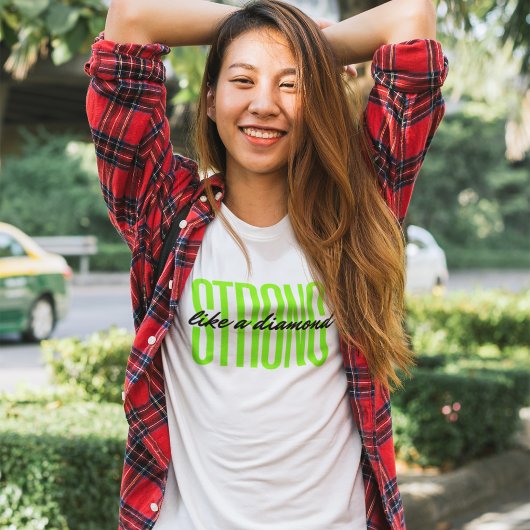 ダイヤモンドのような強いやる気を起こさせる引用文 Tシャツ