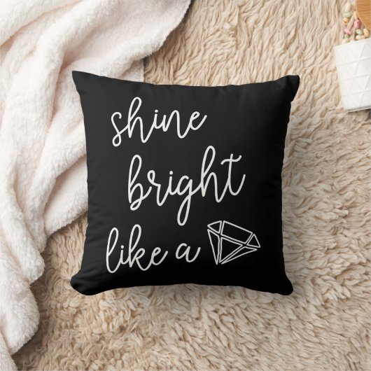 ダイヤモンドのように輝く クッション (ブランケット)