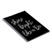 ダイヤモンドのように輝く ノートブック (右側)