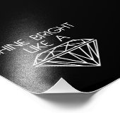 ダイヤモンドのように輝く フォトプリント            (角)