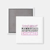 ダイヤモンドのように輝く マグネット (正面/裏面)