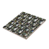 ダイヤモンドのエレガント宝石パターン タイル (側面)