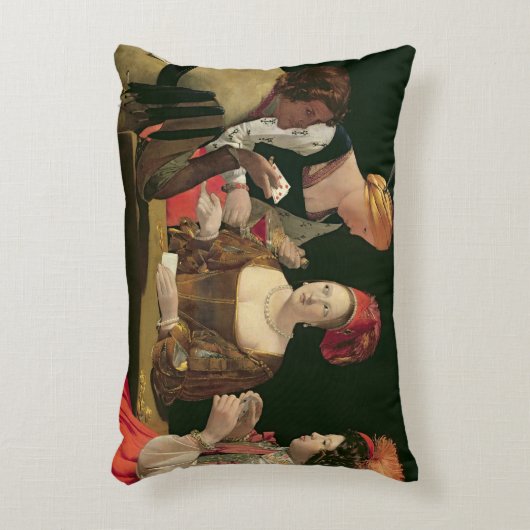 ダイヤモンドのエースが付いている詐欺 アクセントクッション (正面(垂直))