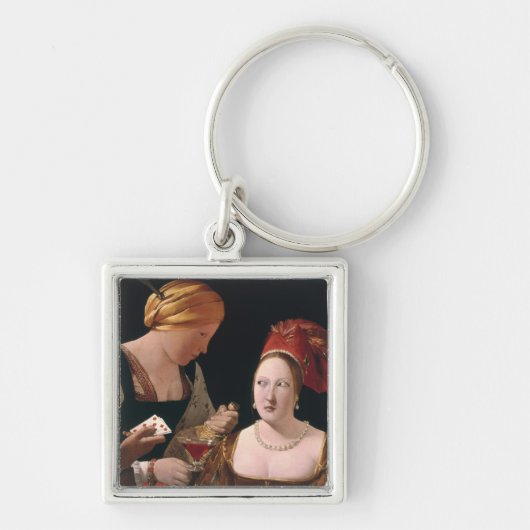 ダイヤモンドのエースが付いている詐欺 キーホルダー (正面)