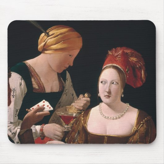 ダイヤモンドのエースが付いている詐欺 マウスパッド (正面)