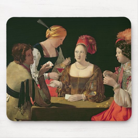 ダイヤモンドのエースが付いている詐欺 マウスパッド (正面)