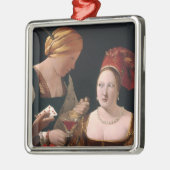 ダイヤモンドのエースが付いている詐欺 メタルオーナメント (左)