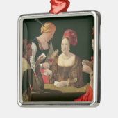 ダイヤモンドのエースが付いている詐欺 メタルオーナメント (左)