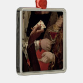 ダイヤモンドのエースを持つ詐欺師、の詳細 メタルオーナメント (右)