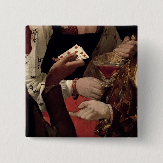 ダイヤモンドのエースを持つ詐欺師、の詳細 缶バッジ (正面)