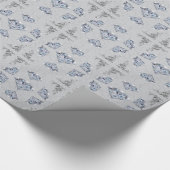 ダイヤモンドのギフトの包装紙、色の背景 ラッピングペーパー (角)