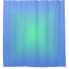 ダイヤモンドのグラデーション青からアクアマリングリーン シャワーカーテン