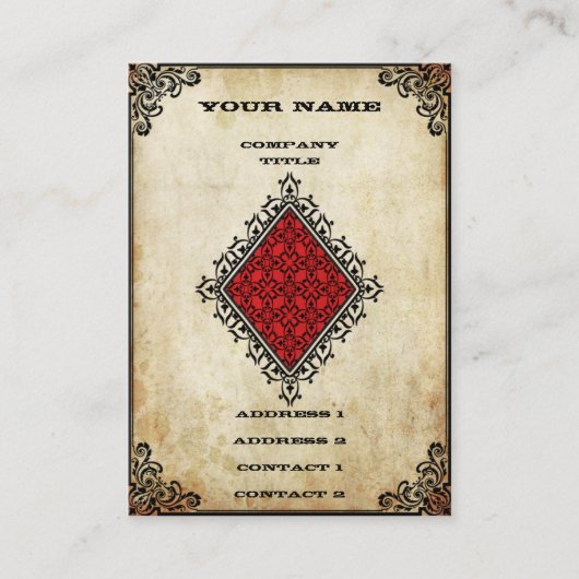 ダイヤモンドのグランジなエース 名刺 (正面)