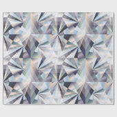 ダイヤモンドのシームレスな背景、ヴィンテージ図 ラッピングペーパー (フラット)