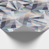 ダイヤモンドのシームレスな背景、ヴィンテージ図 ラッピングペーパー (角)