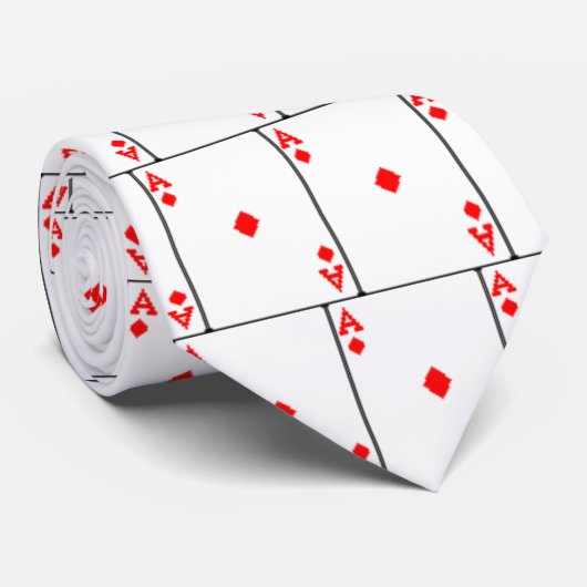 ダイヤモンドのタイのエース ネクタイ (ロール)