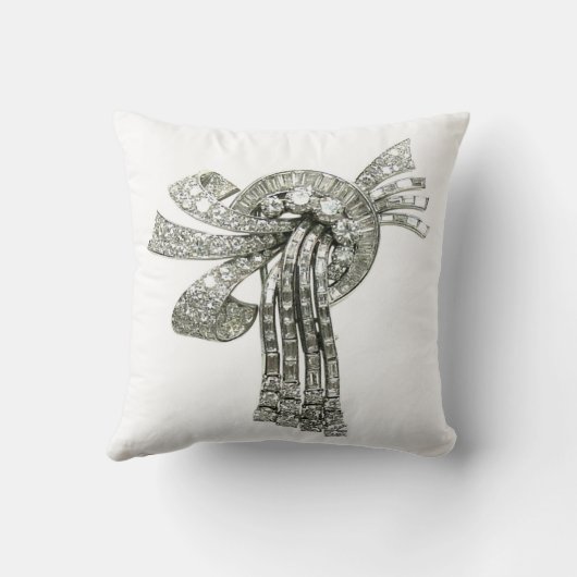 ダイヤモンドのトンボのソファーのきらきら光るなジュエリー クッション (裏面)