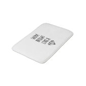 ダイヤモンドのバスマットのように輝く バスマット (アングル)