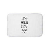 ダイヤモンドのバスマットのように輝く バスマット (正面)