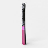 ダイヤモンドのパターンと名前の書道オンバラ金ゴールド Case-Mate iPhoneケース (裏面/左)