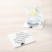 ダイヤモンドのパーソナライズ ペーパーコースター (インサイチュ)