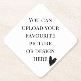 ダイヤモンドのパーソナライズ ペーパーコースター