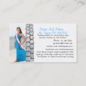 ダイヤモンドのプラットホームのページェントの名刺 名刺 (裏面)