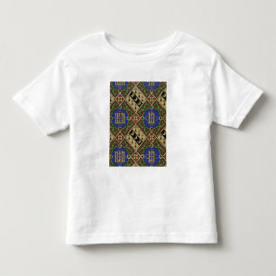 ダイヤモンドのプリントの聖職の壁紙のデザイン トドラーTシャツ