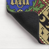 ダイヤモンドのプリントの聖職の壁紙のデザイン マウスパッド (コーナー)