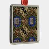 ダイヤモンドのプリントの聖職の壁紙のデザイン メタルオーナメント (右)