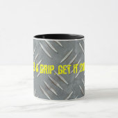 ダイヤモンドのプレートのコーヒー・マグ マグカップ (中央)